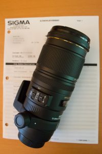 My trusty Sigma 70-200 mm lens