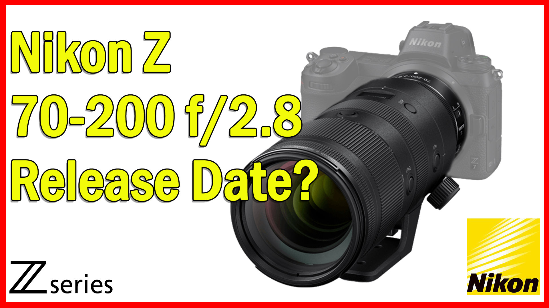 Nikon Z 70-200 f 2.8